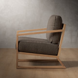 Clarens Fabric Armchair - Oak - Monarch Perigrine - 5
