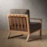 Clarens Fabric Armchair - Oak - Monarch Perigrine - 6
