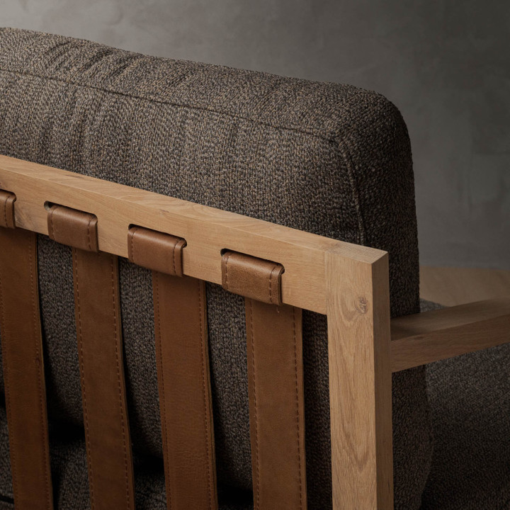 Clarens Fabric Armchair - Oak - Monarch Perigrine - 7