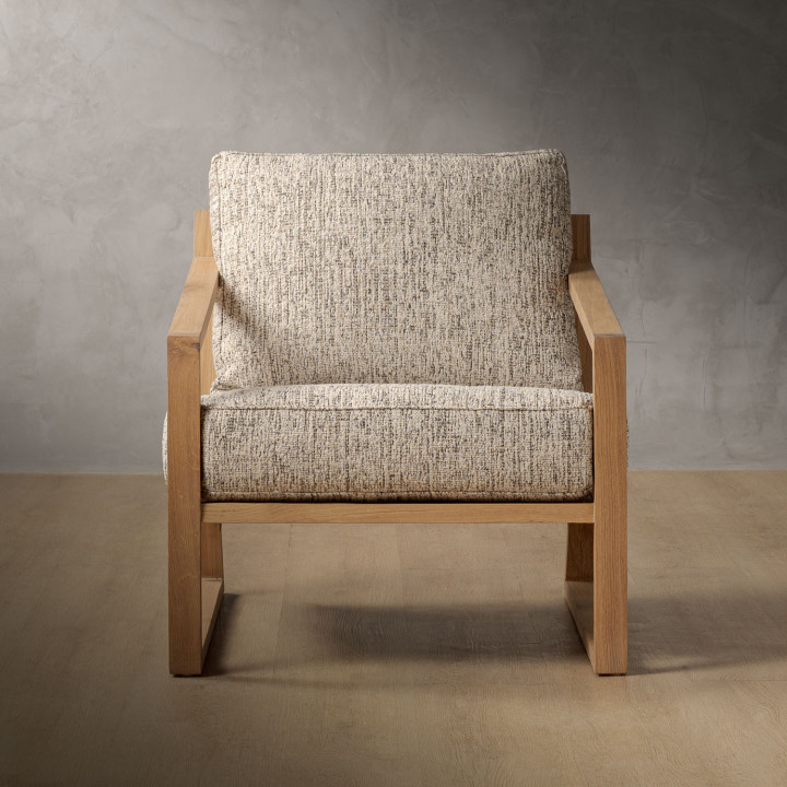 Clarens Fabric Armchair - Oak - Petra Raven - 4
