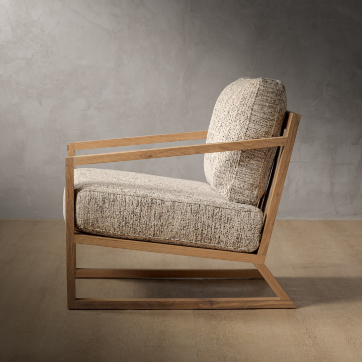 Clarens Fabric Armchair - Oak - Petra Raven - 5