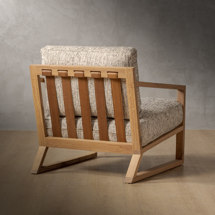 Clarens Fabric Armchair - Oak - Petra Raven - 6