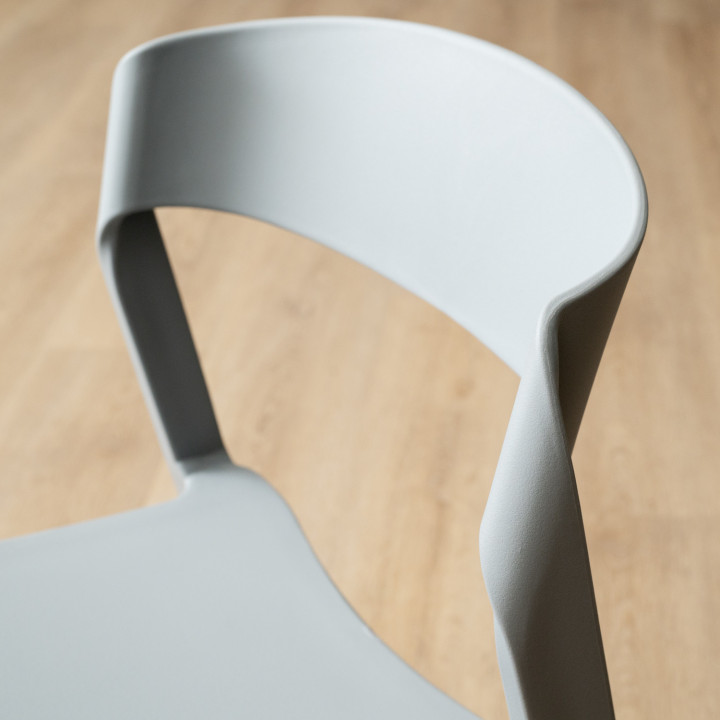 Jamie Dining Chair - Dove Grey - 3