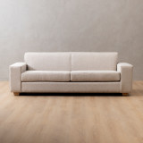Karoo 3-Seater Fabric Couch - Oats - 1