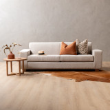 Karoo 3-Seater Fabric Couch - Oats - 2