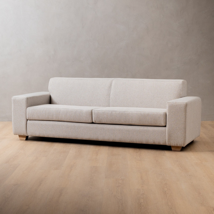 Karoo 3-Seater Fabric Couch - Oats - 7