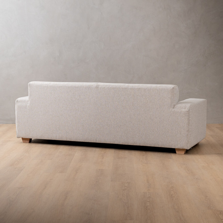 Karoo 3-Seater Fabric Couch - Oats - 9