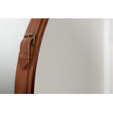 Loopé Leather Framed Mirror - Bourbon - 4