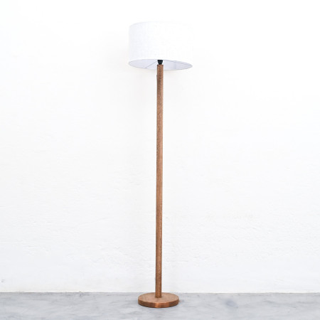 Wood Stem Floor Lamp - 1