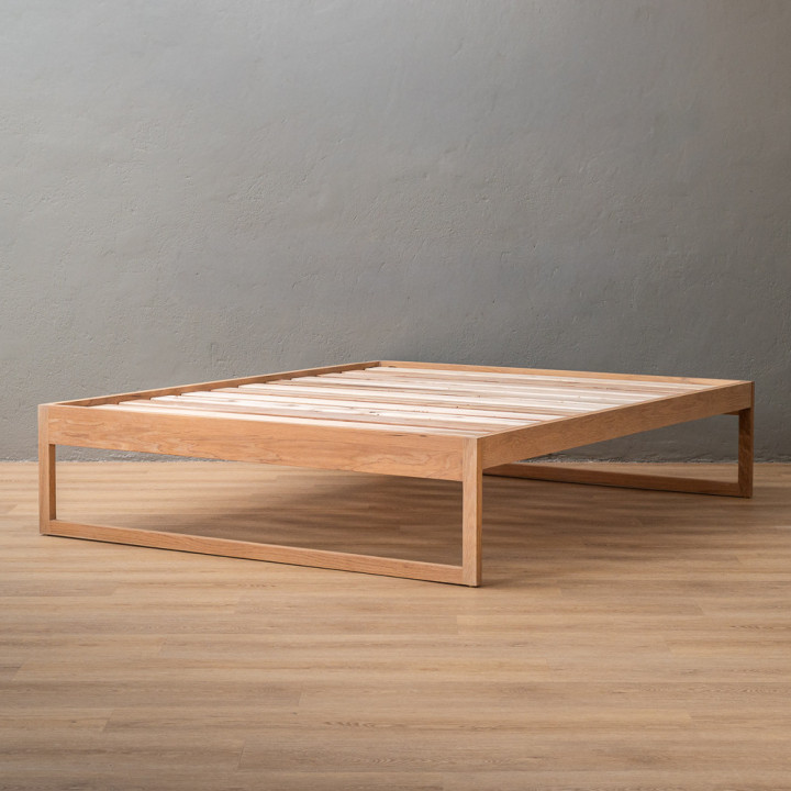 Swazi Bed Base - King XL - Oak - 5