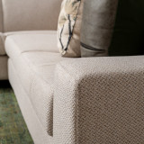 Karoo Full Corner Fabric Couch - Oats - 4