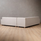 Karoo Full Corner Fabric Couch - Oats - 6