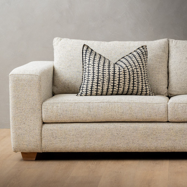 Westerman 3-Seater Fabric Couch - Sandstone - 3