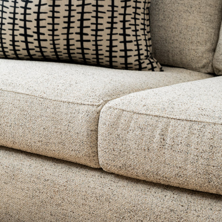 Westerman 3-Seater Fabric Couch - Sandstone - 4