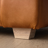 Karoo 2-Seater Leather Couch - Ginger - 7