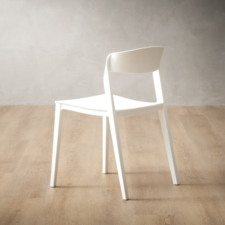 Jamie Dining Chair - White - 6