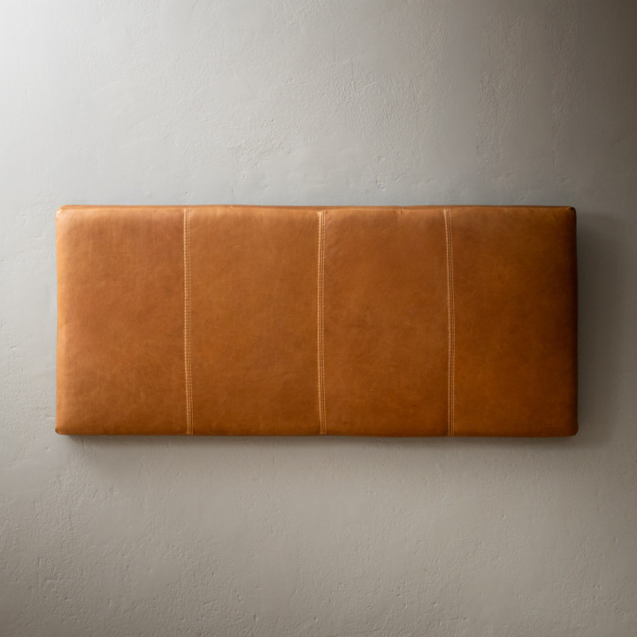 Emberley King Leather Headboard - Tan - 3