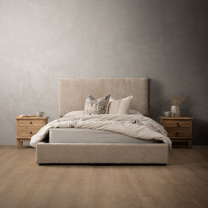 Emberley Queen Headboard - Sand Wave - 2