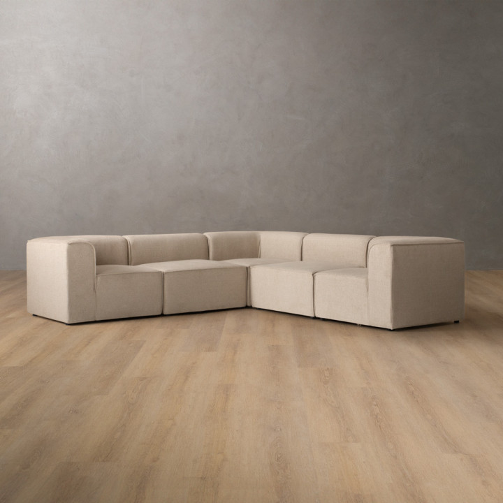 Havenwood Corner Couch - Latté - 1
