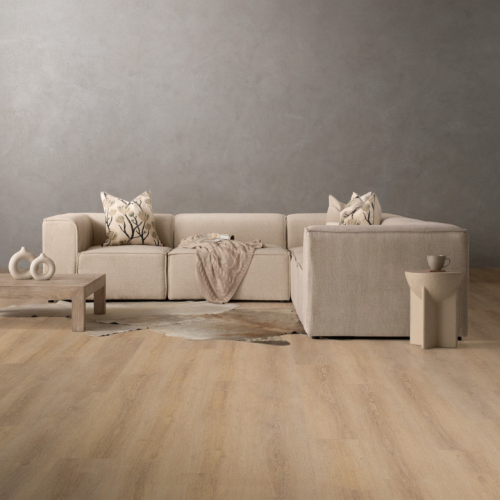 Havenwood Corner Couch - Latté - 2