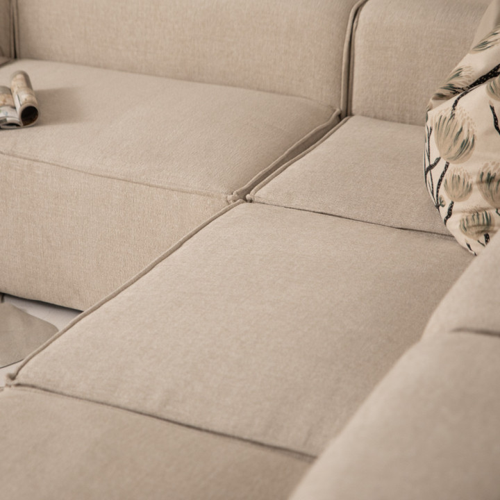 Havenwood Corner Couch - Latté - 3