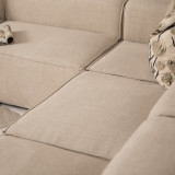 Havenwood Corner Couch - Latté - 3