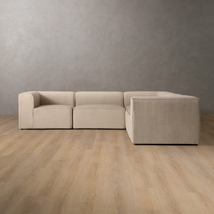 Havenwood Corner Couch - Latté - 5