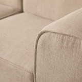 Havenwood Corner Couch With Ottoman - Latté - 7