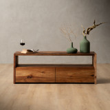 Linear TV Unit - 1.4m - Blackwood - 2