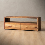 Linear TV Unit - 1.4m - Blackwood - 5