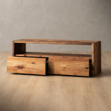 Linear TV Unit - 1.4m - Blackwood - 6