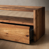 Linear TV Unit - 1.4m - Blackwood - 8