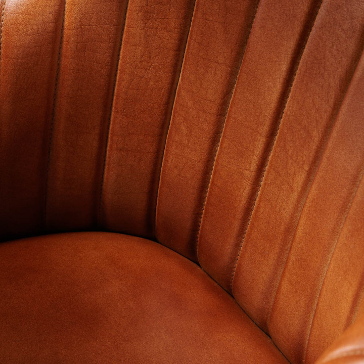 Monet Leather Counter Bar Chair - Bourbon - 6