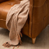 Ravelin Leather Armchair - Cinnamon - 3