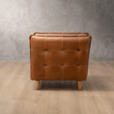 Ravelin Leather Armchair - Cinnamon - 5