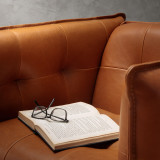 Ravelin Leather Armchair - Tan - 3
