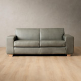 Karoo 2-Seater Leather Couch - Pepper - 1