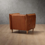 Ravelin Leather Armchair - Tan - 8