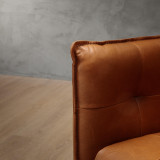 Ravelin Leather Armchair - Tan - 10