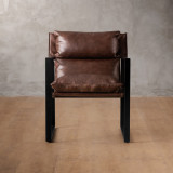 Lazur Leather Armchair - Umber - 2