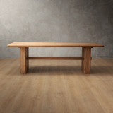 2.4m Elderweave Dining Table - Grey Wash - 1