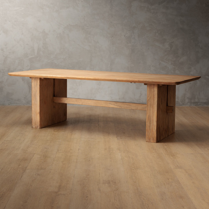 2.4m Elderweave Dining Table - Grey Wash - 2