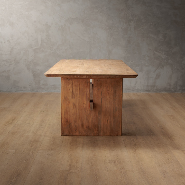 2.4m Elderweave Dining Table - Grey Wash - 3