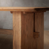 2.4m Elderweave Dining Table - Grey Wash - 5