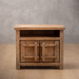 Elderweave Bedside Table - Grey Wash - 1
