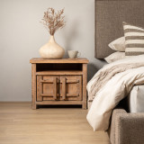 Elderweave Bedside Table - Grey Wash - 2