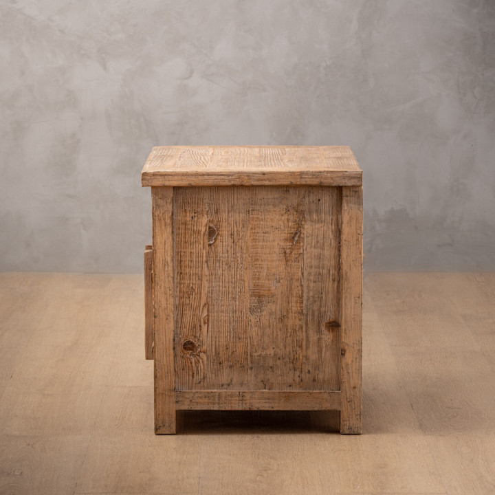 Elderweave Bedside Table - Grey Wash - 5