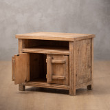 Elderweave Bedside Table - Grey Wash - 6