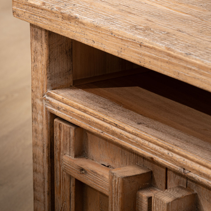 Elderweave Bedside Table - Grey Wash - 8