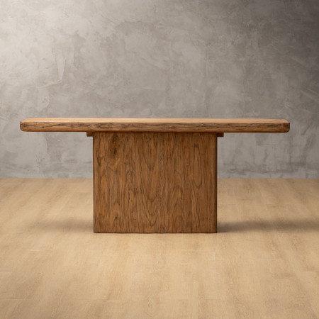 Solstice Console Table - Driftwood - 1